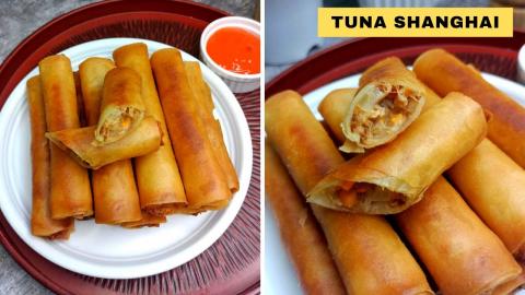 CREAMY CHEESY TUNA LUMPIA / BUDGET FRIENDLY SHANGHAI RECI...