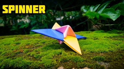 Spinner using Paper | Origami tutorial by Magic folds