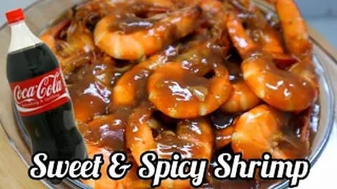 Sweet and Spicy Shrimp with Coke _ Filipino Recipe | Tast...