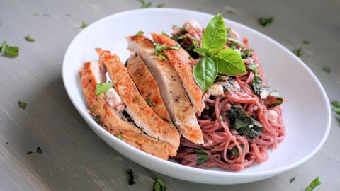One-Pan Red Wine Chicken & Pasta
