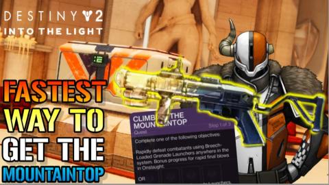 Destiny 2: "Climbing The Mountaintop" FULL Quest Guide! F...