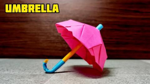 Origami Umbrella | Type 3 | Modular design | Origami tuto...