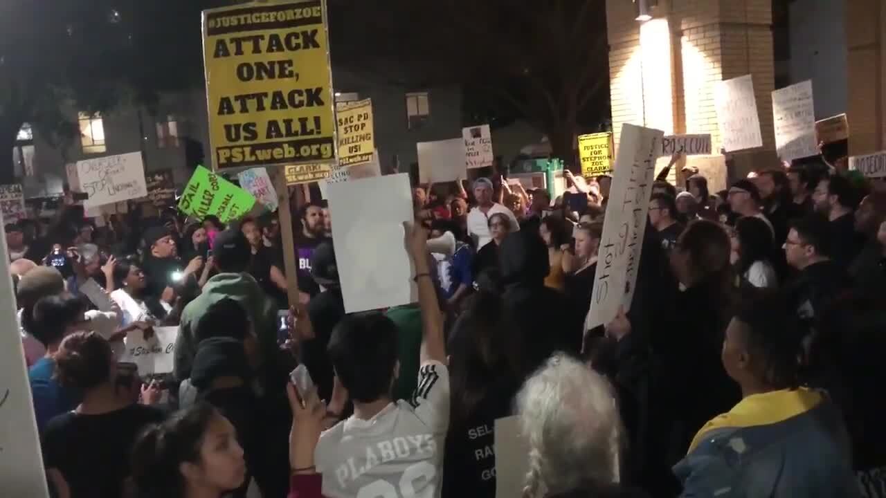 Sacramento Activists Protest Stephon Clark Police Shooting Sacramento Bee 3133