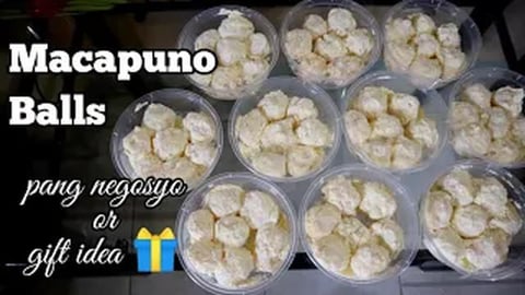 Macapuno Balls Recipe (pang negosyo, pang regalo) _ Filip...