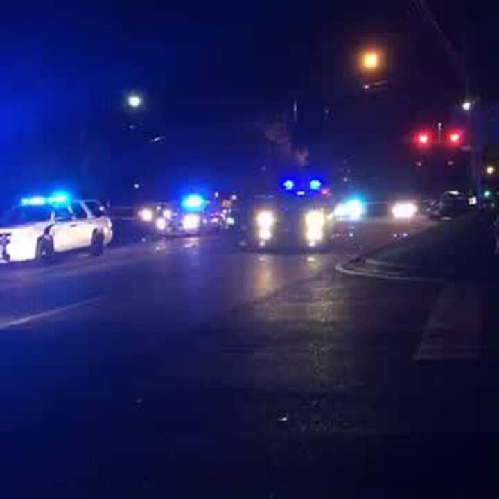 Reports from the scene of a shooting after a car crash in D'Iberville