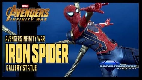 Diamond Select Avengers Infinity War Iron Spider Marvel P...