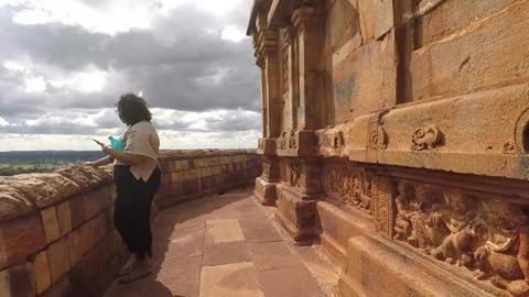 View From Upper To Lower Shivalaya | Badami