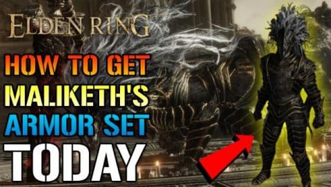 Elden Ring: Maliketh's Amazing Armor Set! How To Get It T...