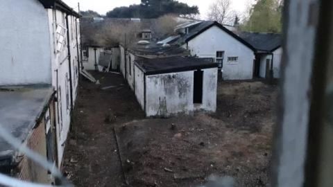 ABANDONED WAR BARRACKS