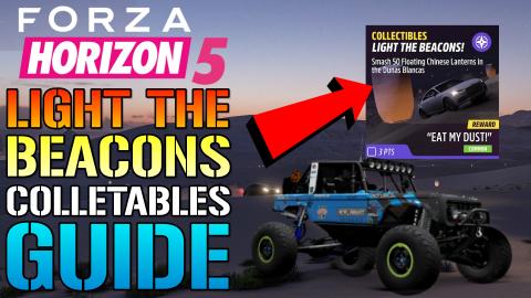 Forza Horizon 5: Light The Beacons Collectables! Smash 50...