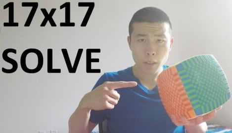 17x17 Rubik's Cube Solve - TimeLapse