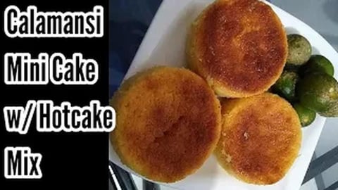 Calamansi Mini Cakes Using Hotcake Mix _ Pinoy Recipe | T...