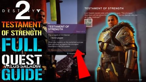 Destiny 2: "Testament Of Strength" NEW Iron Banner Quest ...