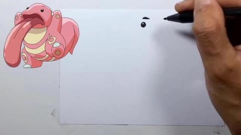 Drawing Pokemon LICKITUNG shorts