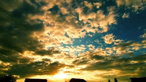 Sunset Sky Timelapse with Relaxing Music – Calm Clouds ...