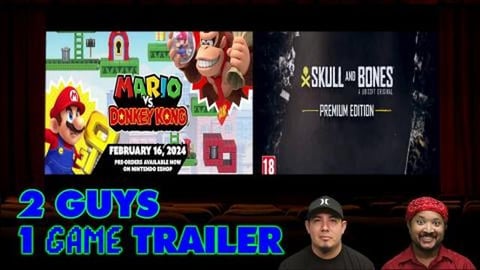 2 Guys 1 Game Trailer -  Mario vs Donkey Kong | Skull and...