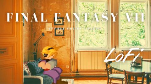 Relaxing FINAL FANTASY VII (FF7) music - Interrupted by F...