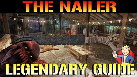 Fallout 76 Wastelanders: The "NAILER" Legendary Weapon Gu...