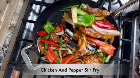 Chicken And Pepper Stir Fry