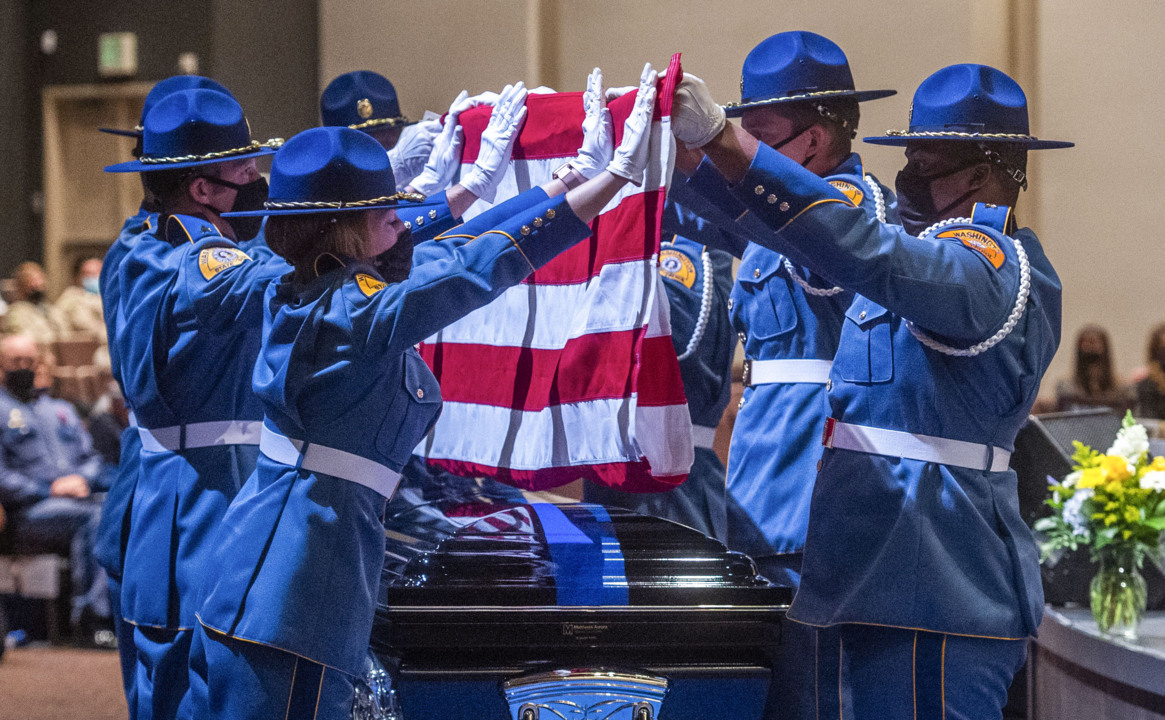 Memorial In Tacoma Honors WSP Trooper Who Died Of COVID 19 Tacoma   1 Th 