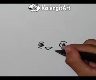 drawing gafity rabbit character painter #shorts