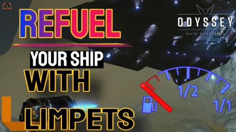 Running Out of Fuel || Elite Dangerous in game refuelling...