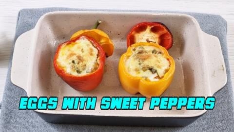 Delicious eggs with sweet peppers  how to prepare this si...