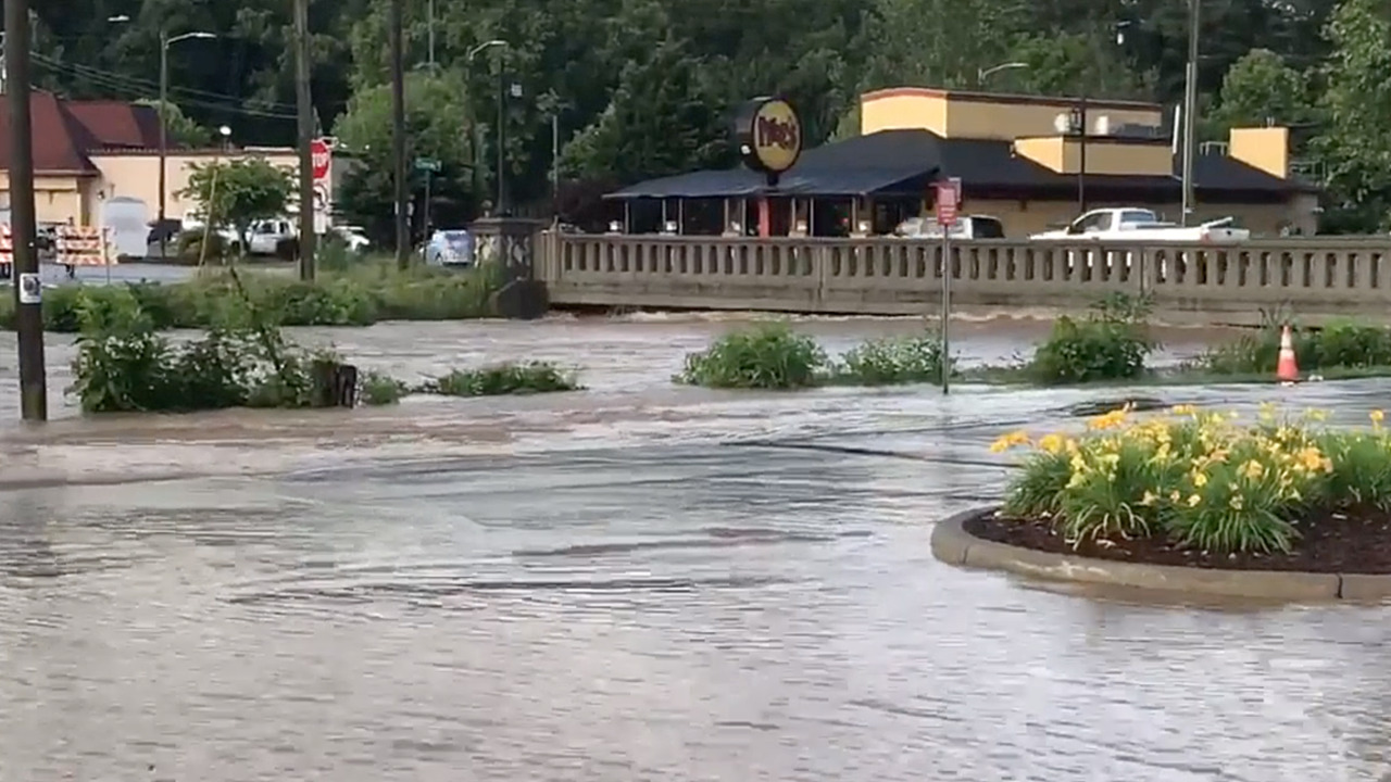 Flooding hits Asheville's Biltmore Village and other western NC areas