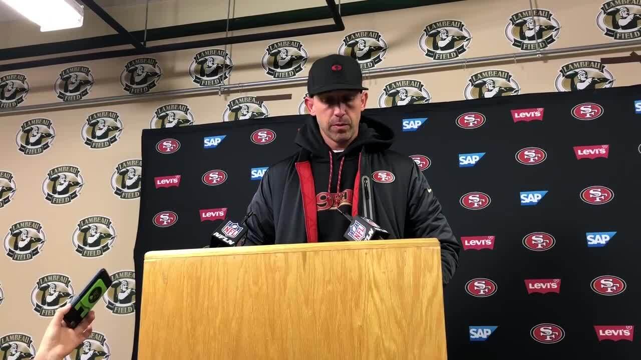 49ers Coach Gives Heartbreaking Speech After C.J. Beathard's