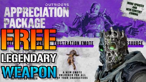 Outriders: FREE GOD ROLL LEGENDARY Weapon! Emote & More! ...