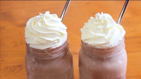 Double Chocolate Marshmallow Milkshake | SweetTreats