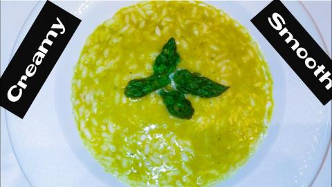 Creamy Asparagus Risotto.