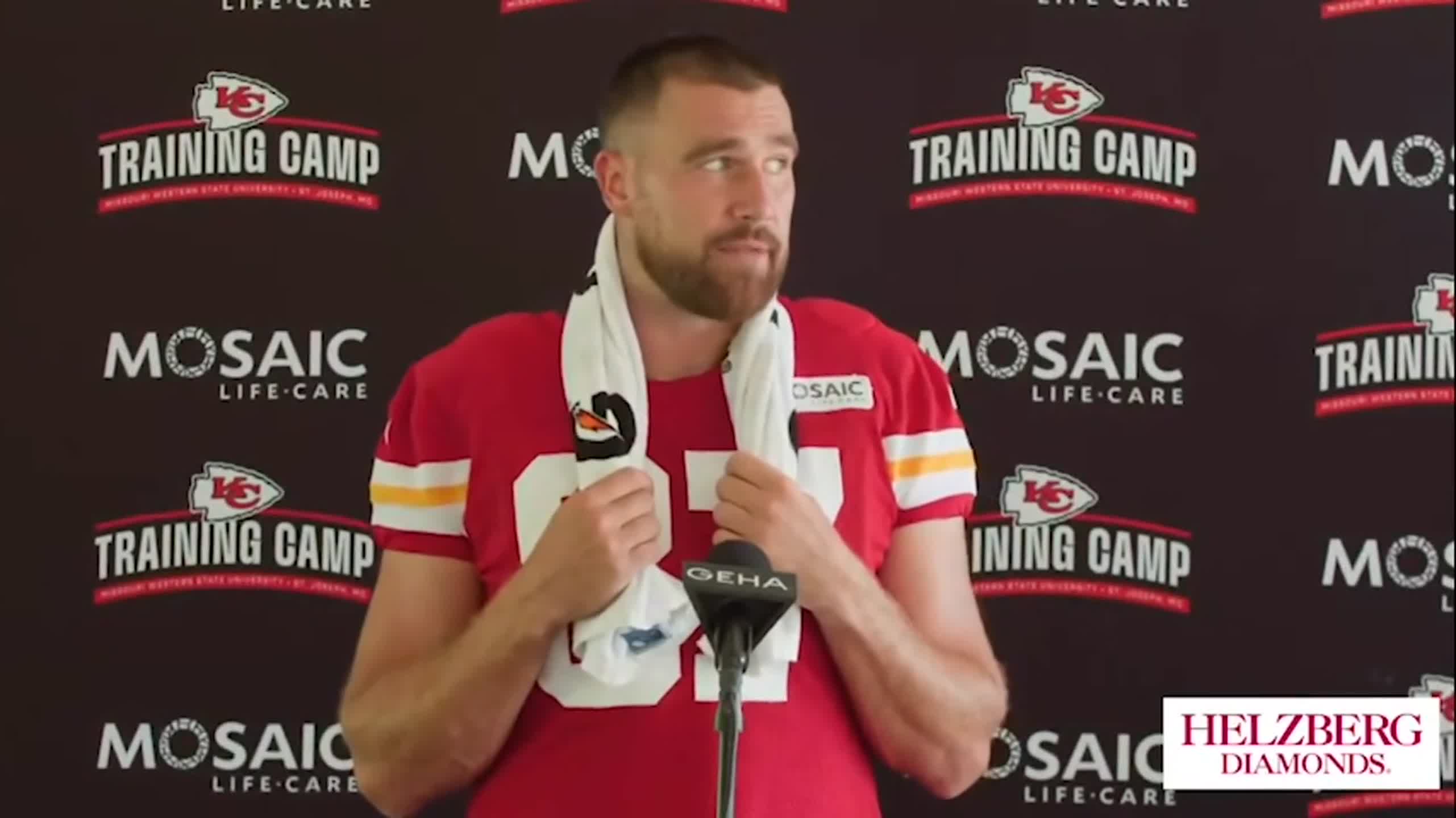 Chiefs TE Travis Kelce on how important training camp is to rookies and