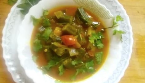 OKRA CURRY .. ALSO A TASTY SOUP TOO  