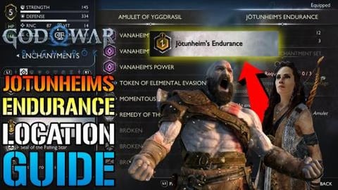 God Of War: Ragnarok JOTUNHEIM'S ENDURANCE! Amulet Enhanc...