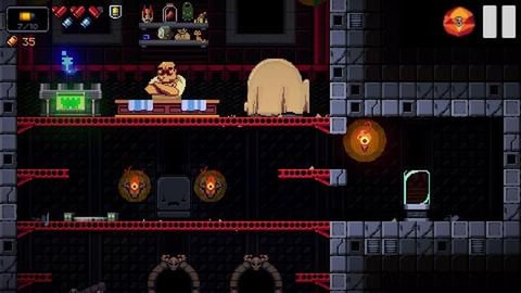 Exit the Gungeon: 17/5 gameplay (level 2 Boss fight)