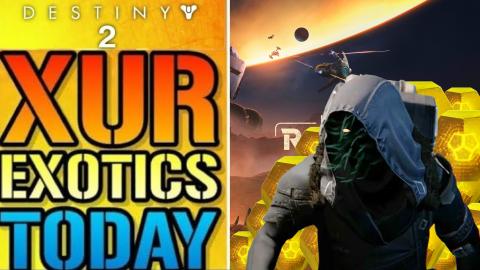 Destiny 2: XUR EXOTICS & Legendary Weapons TODAY January ...
