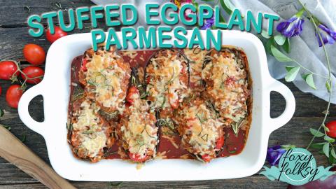 STUFFED EGGPLANT PARMESAN
