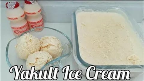 YAKULT ICE CREAM _ 2 Ingredients  Yakult Ice Cream _ PIno...