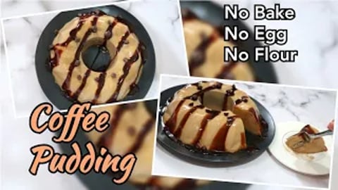 TBPH160 _ COFFEE PUDDING RECIPE _ No Bake, No Egg, No Flo...