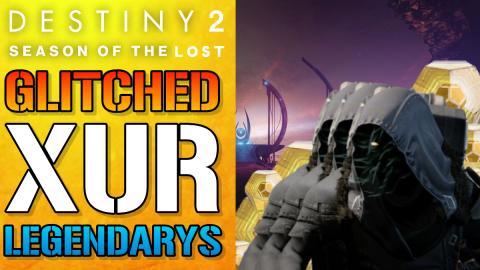 Destiny 2: GLITCHED XUR! Legendary Weapons &  Armor Today...