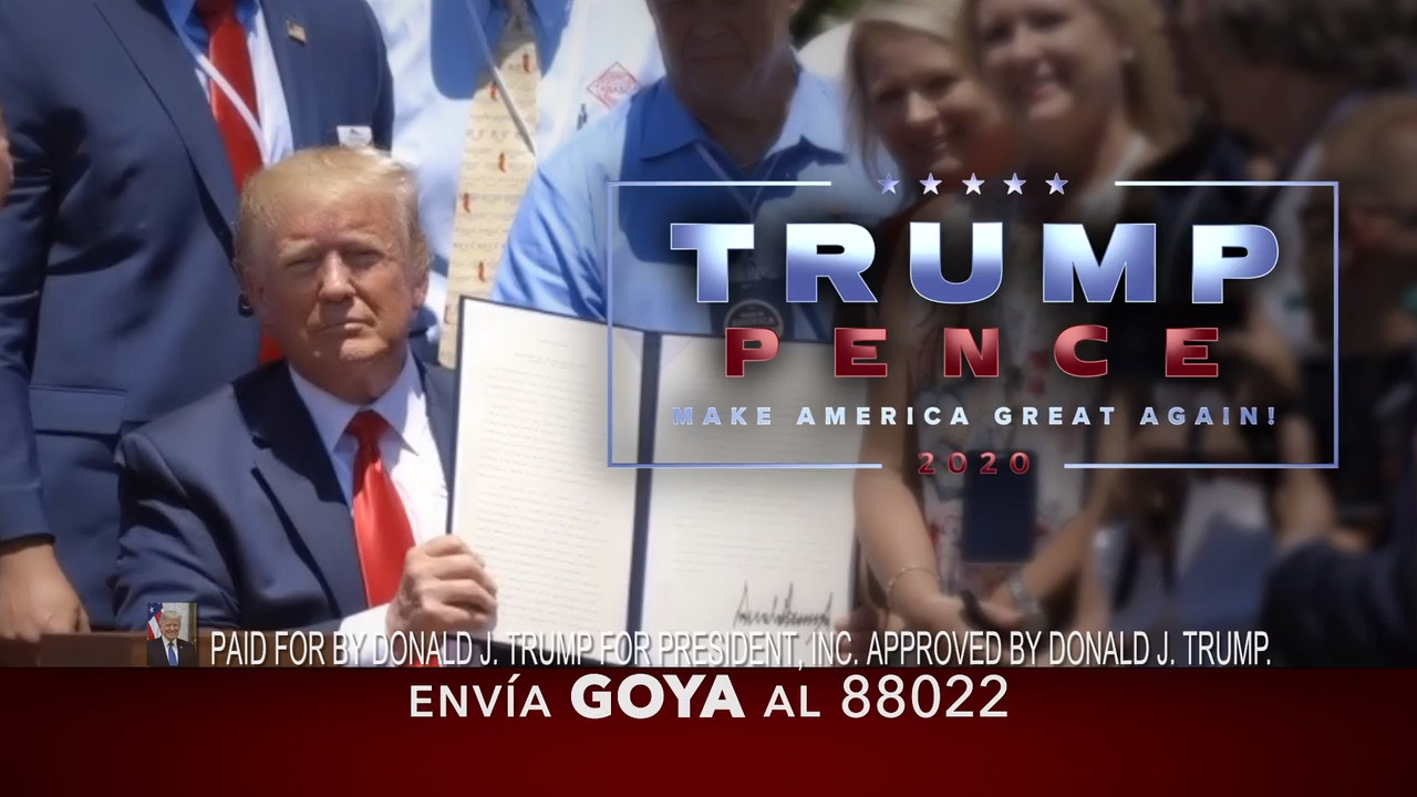 2020 Election: Trump Biden Fight Plays Out In Miami Goya Ad | Miami Herald