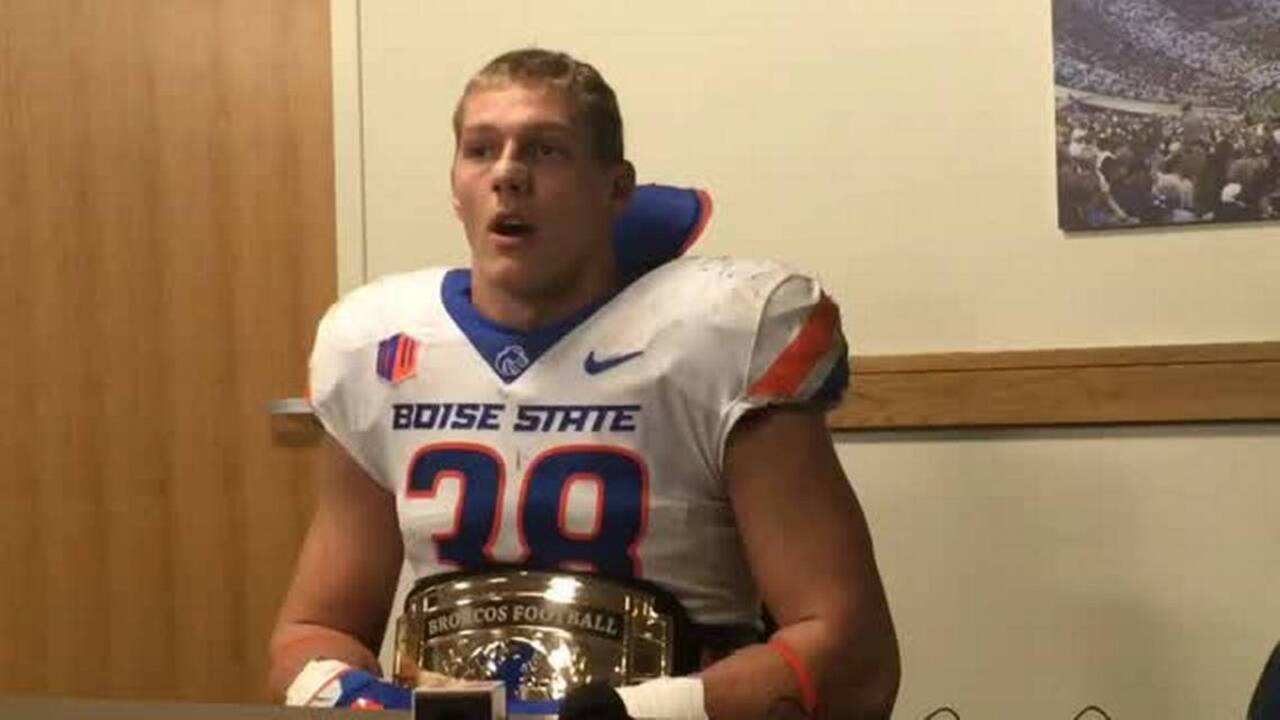 Boise State football: Gut-wrenching return for Leighton Vander Esch