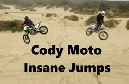 CodyMoto - Winchester Bay Sand Dunes - Dirt Bike Jumps