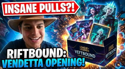 League of legends Riftbound opening Vendetta booster box ...