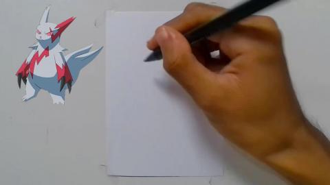 Drawing pokemon Zangoose