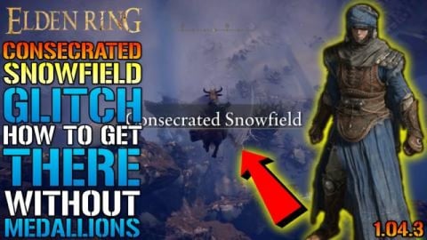 Elden Ring: Consecrated Snowfield GLITCH! How To Get Ther...