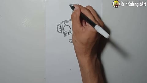 Drawing Zombie Girl Baby Graffiti