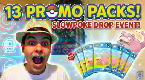 #pokemontcgpocket #open 13 promo packs from the slowpoke ...