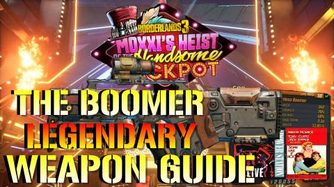 Borderlands 3: NEW! BOOMER LEGENDARY SMG! | MOXXI'S HEIST...